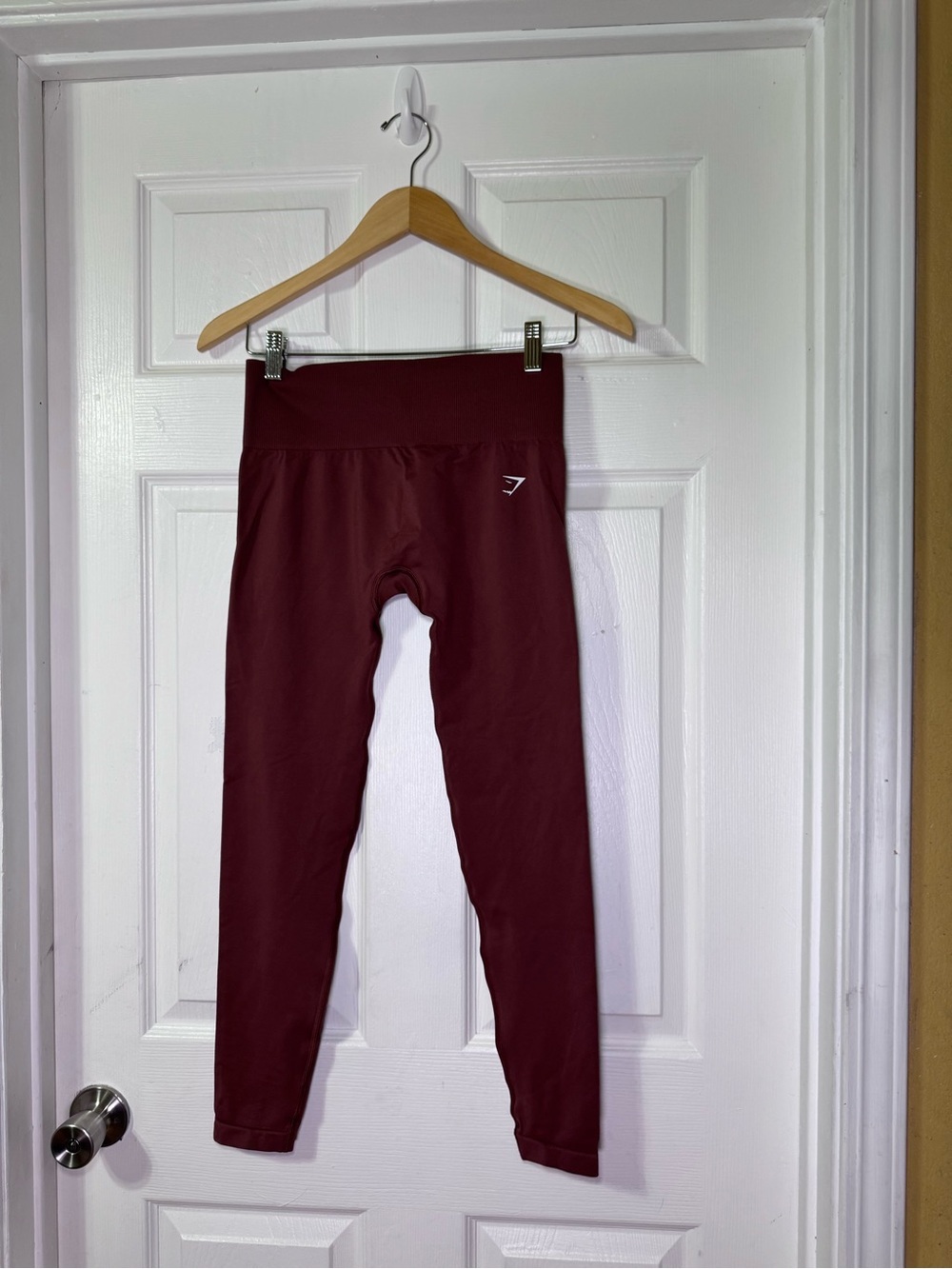 Gymshark Burgundy High-Rise Leggings